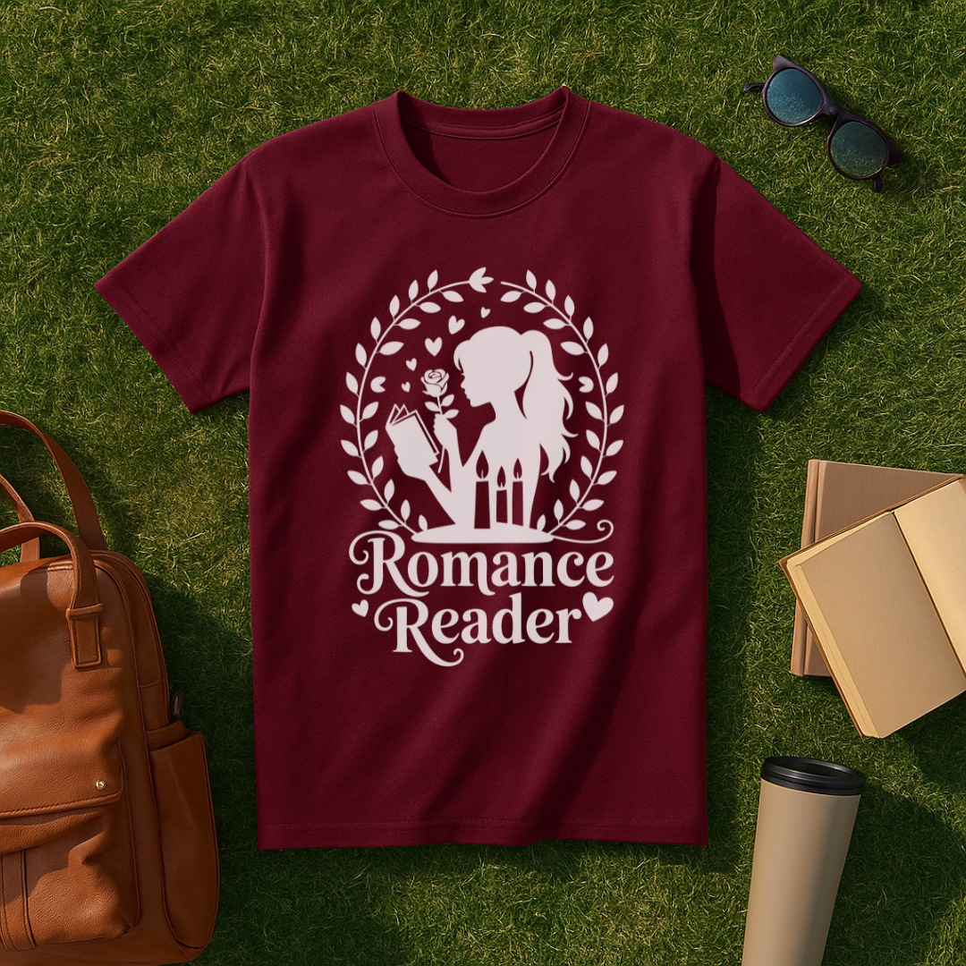Floral Romance Reader T-Shirt