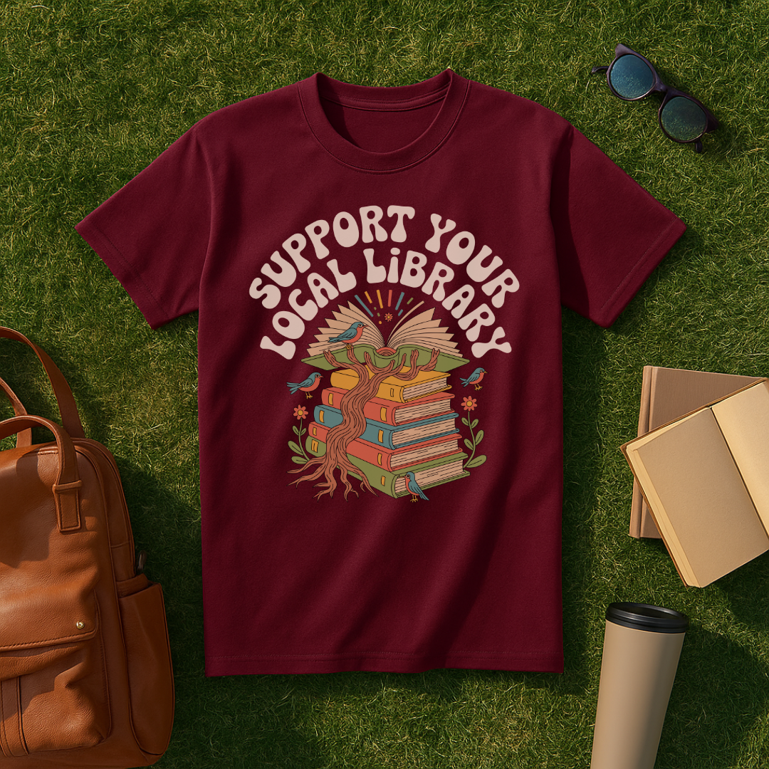Support Your Local Library T-Shirt