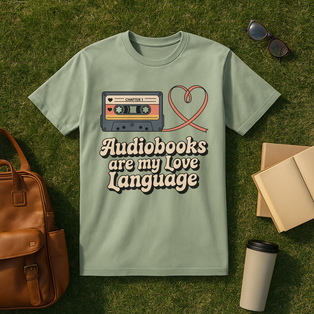 Audiobooks Are My Love Language T-Shirt