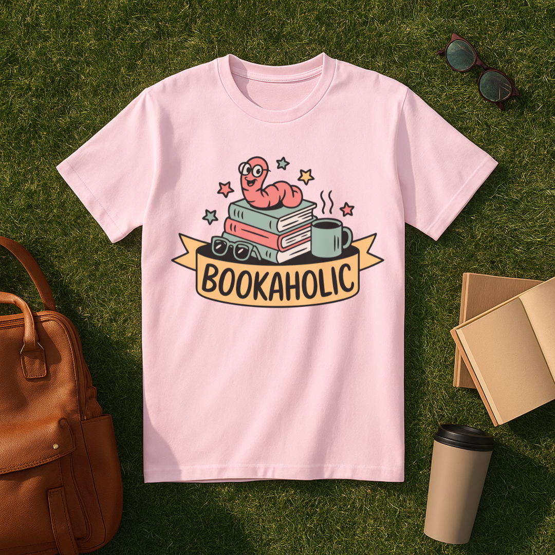 Bookaholic Worm T-Shirt