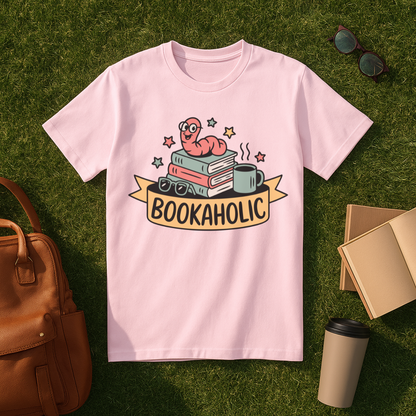Bookaholic Worm T-Shirt