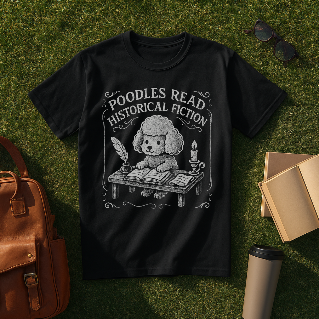 Historical Fiction Poodles T-Shirt