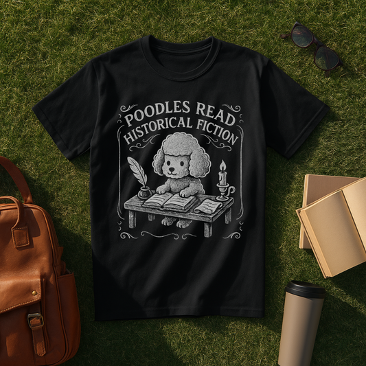 Historical Fiction Poodles T-Shirt