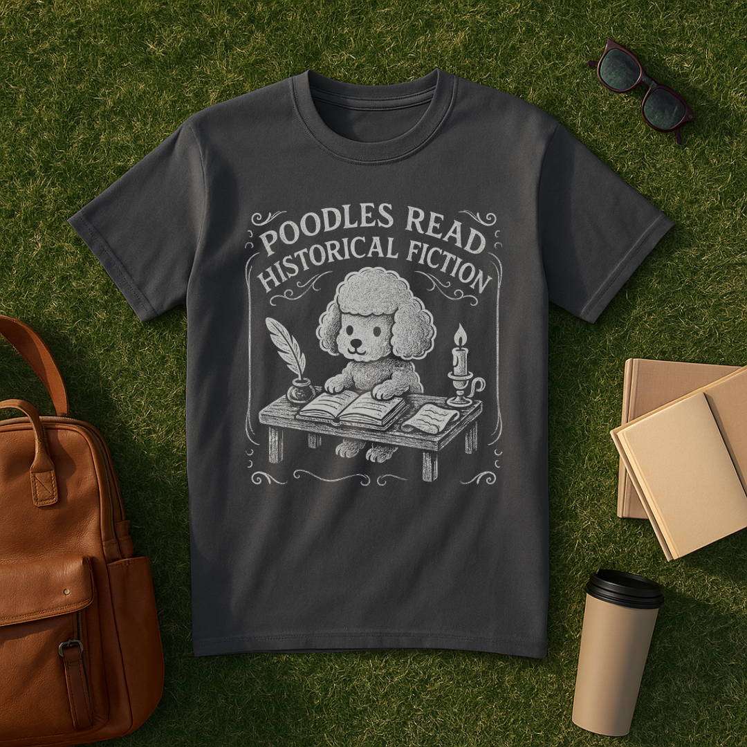 Historical Fiction Poodles T-Shirt