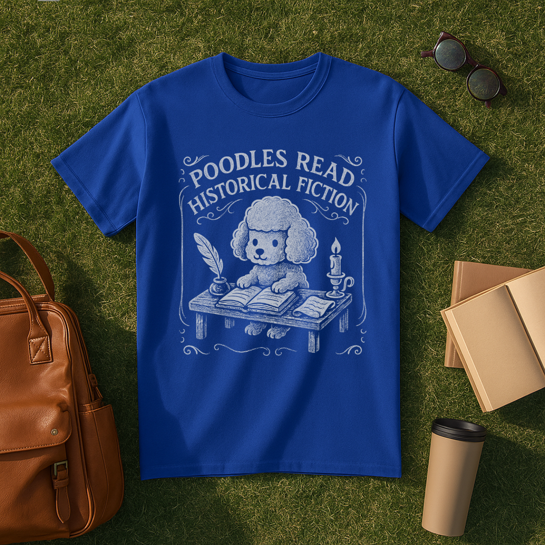 Historical Fiction Poodles T-Shirt