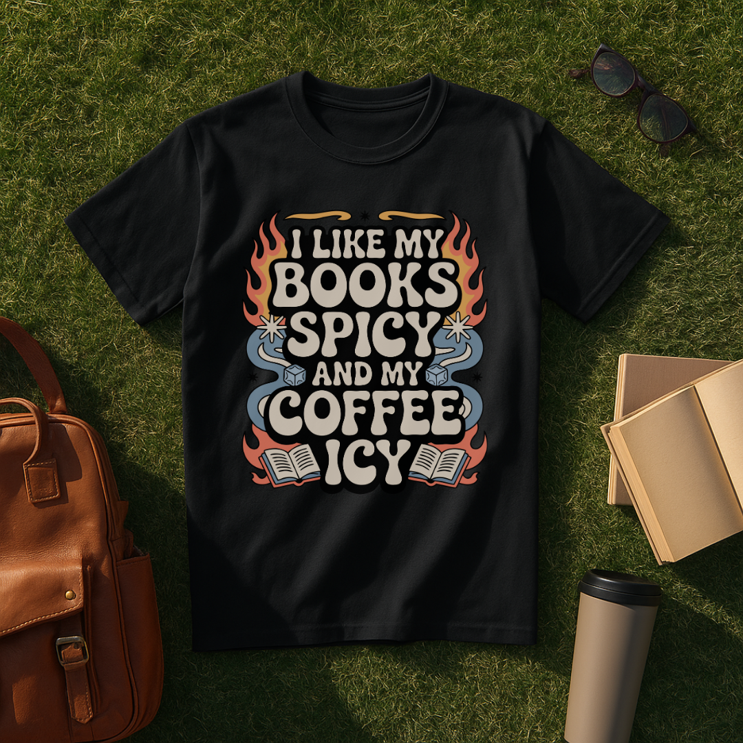 I Like My Books Spicy T-Shirt