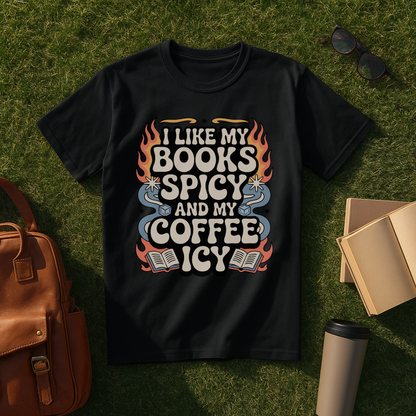 I Like My Books Spicy T-Shirt