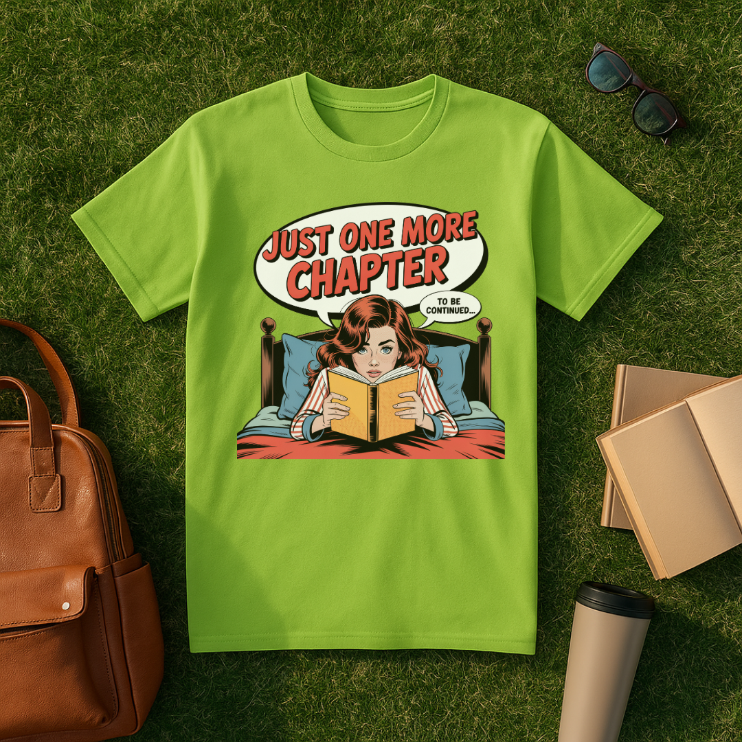 Just One More Chapter Comic Book T-Shirt