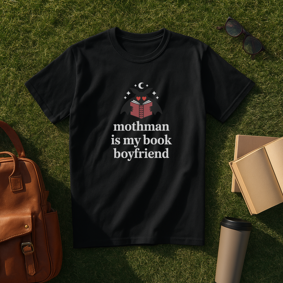 Mothman is My Book Boyfriend T-Shirt