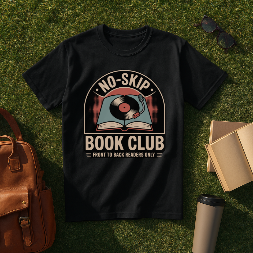 No-Skip Book Club T-Shirt