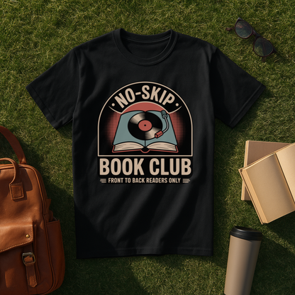 No-Skip Book Club T-Shirt