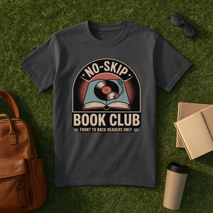 No-Skip Book Club T-Shirt
