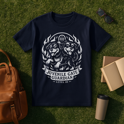 Orthrus White Juvenile Gate Guardian T-Shirt