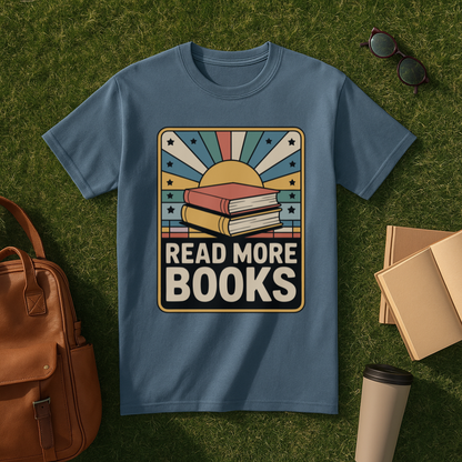 Read More Books Library Poster T-Shirt
