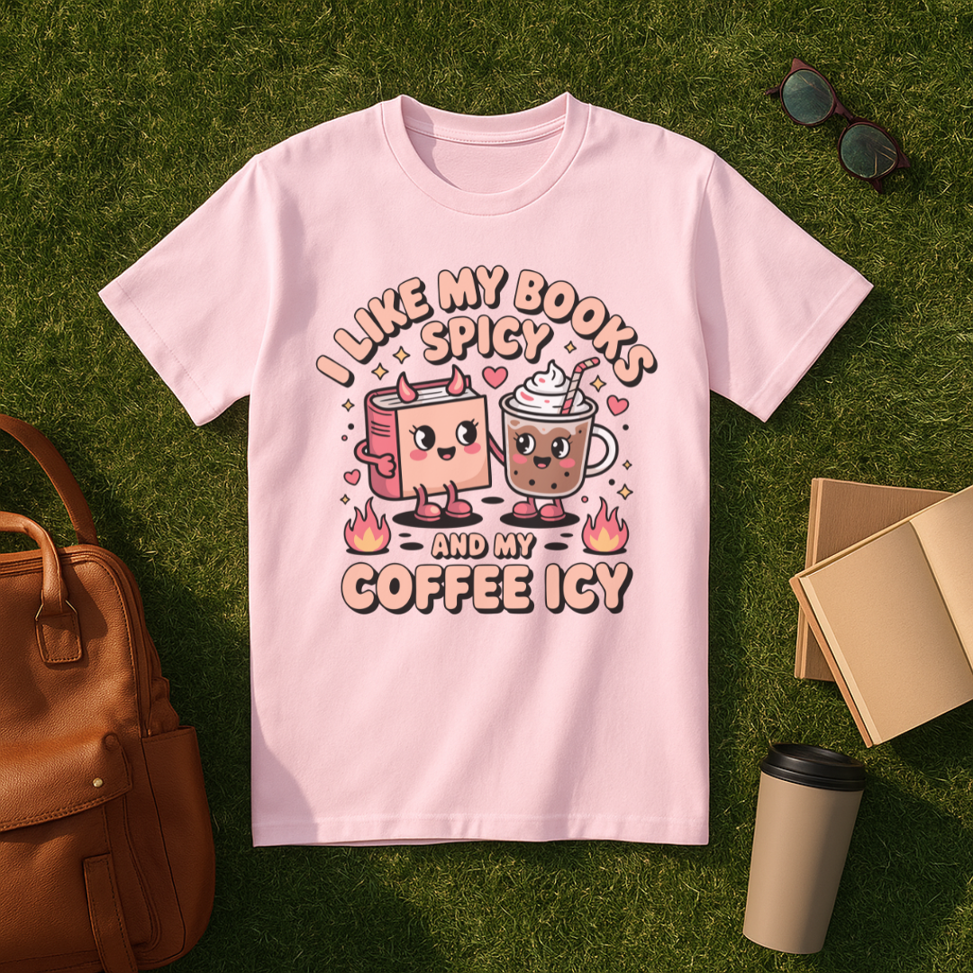 Spicy Books Kawaii T-Shirt