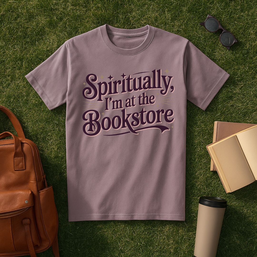 Spiritually, I'm at the Bookstore T-Shirt