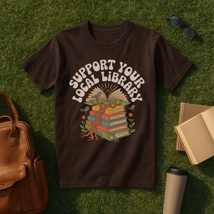 Support Your Local Library T-Shirt